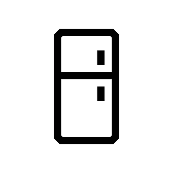 Kühlschrank mini line, Symbol — Stockvektor