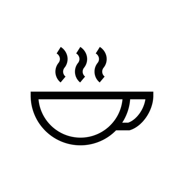 Hot drink mini line, icon — Stock Vector