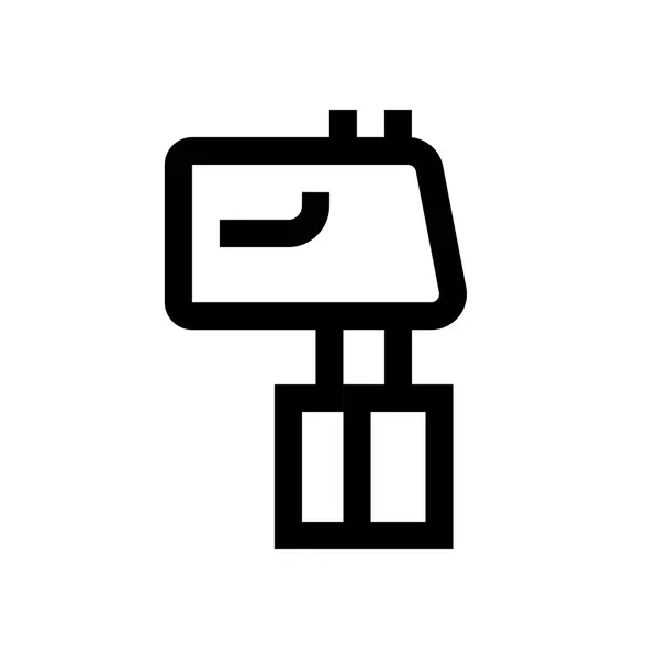 Mini regel van de mixer, pictogram — Stockvector