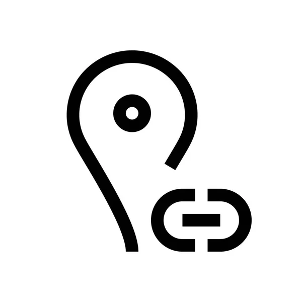 Location mini line, icon Stock Vector by ©Howcolour 145521055