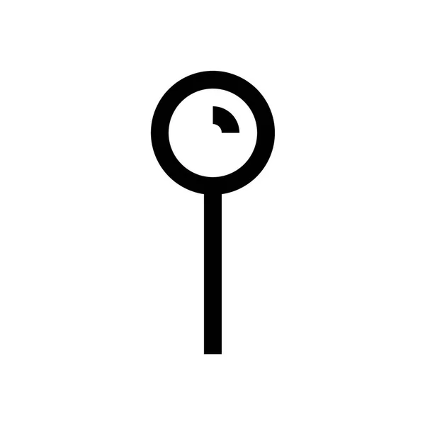 Ubicación mini línea, icono — Vector de stock