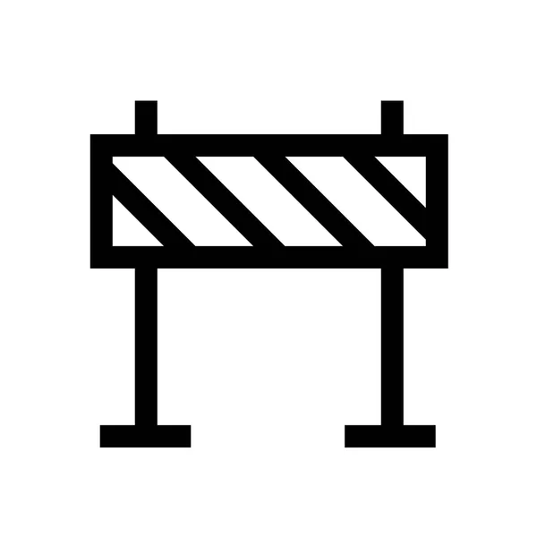 Barrière mini line, pictogram — Stockvector