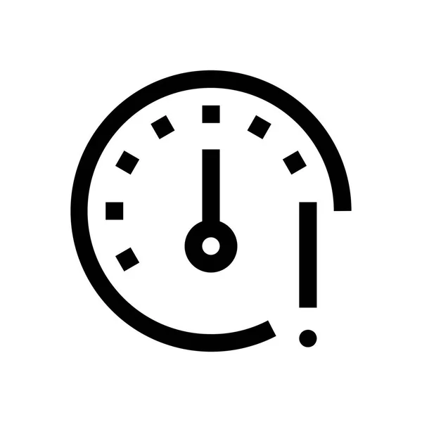 Límite de velocidad mini línea, icono — Archivo Imágenes Vectoriales