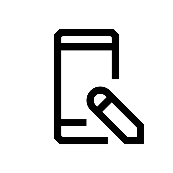 Handy Mini Line, Symbol — Stockvektor