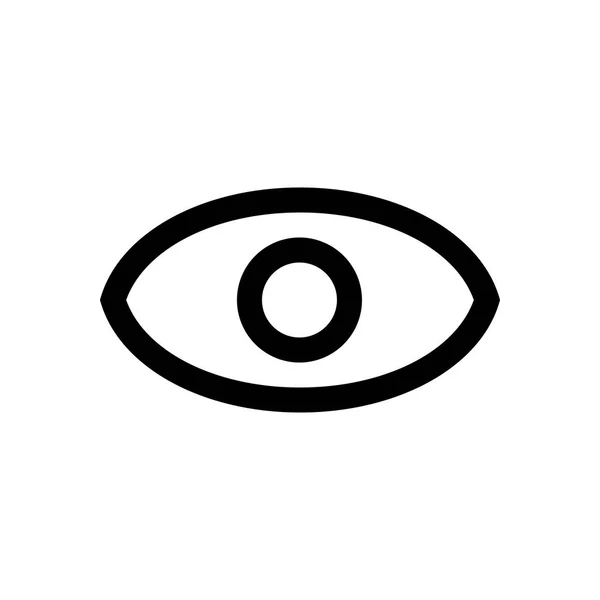 Linha de olhos mini, ícone — Vetor de Stock