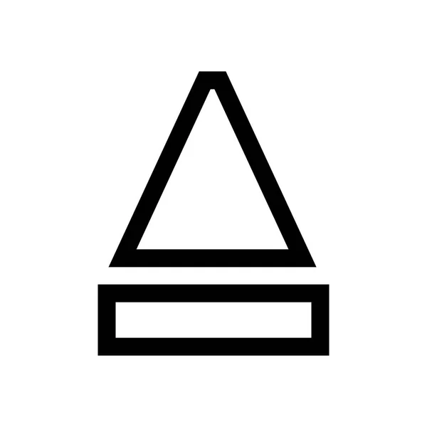 Hráč, tlačítko mini line, ikona — Stockový vektor