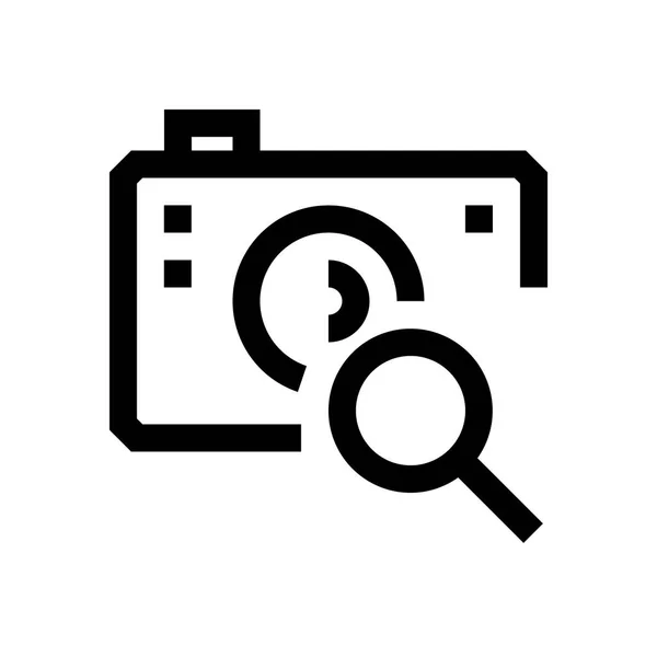 Camera mini line, pictogram — Stockvector