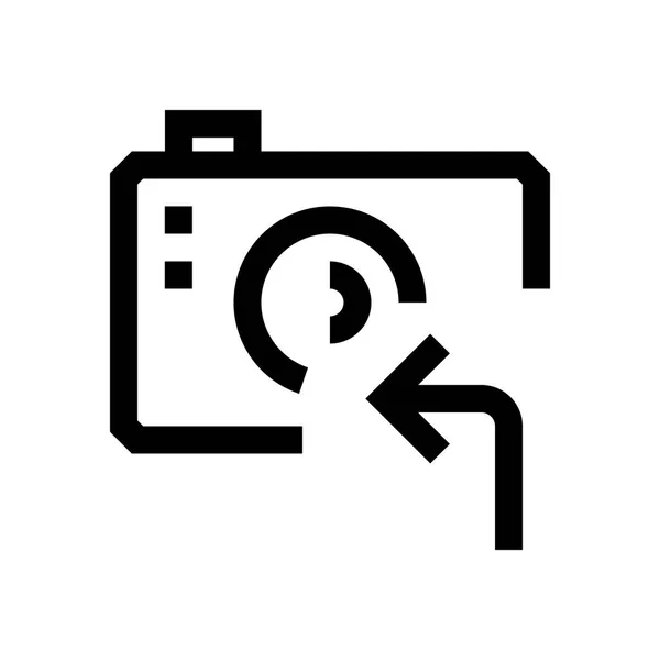 Kamera Mini Line, Symbol — Stockvektor