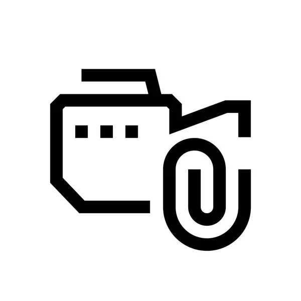 Videocamera mini linea, icona — Vettoriale Stock