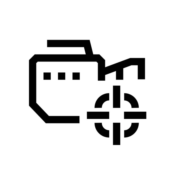 Videokamera Mini Line, Symbol — Stockvektor