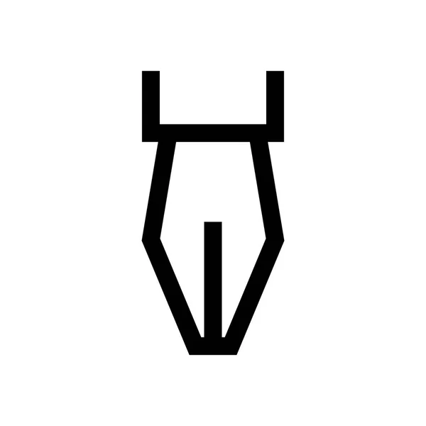 Herramienta de oficina mini línea, icono — Vector de stock