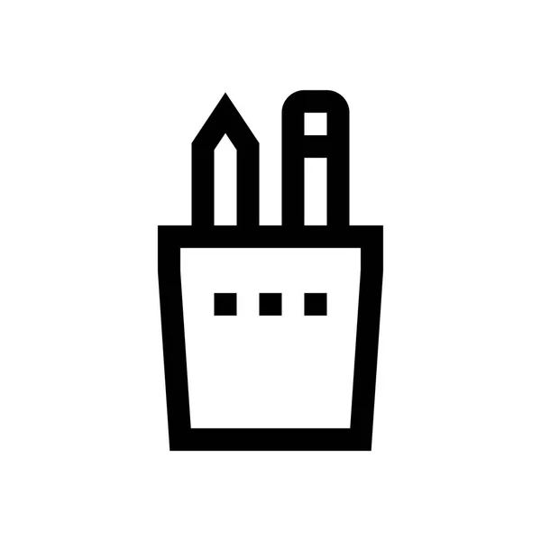 Office hulpprogramma mini lijn, pictogram — Stockvector