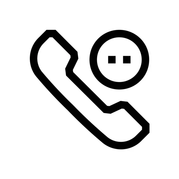 Mini-Telefonleitung, Symbol — Stockvektor