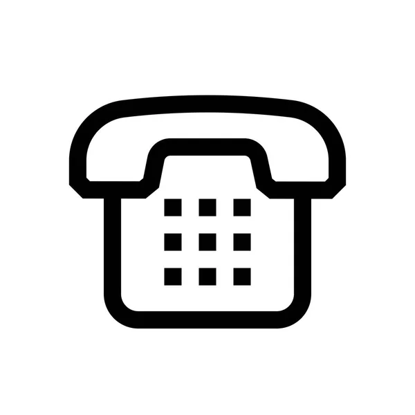Mini linea telefonica, icona — Vettoriale Stock
