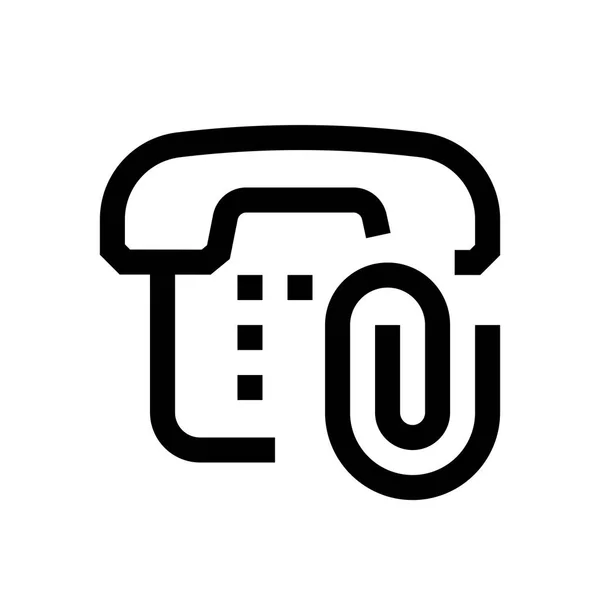 Teléfono mini línea, icono — Vector de stock