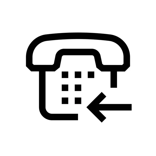 Mini-Telefonleitung, Symbol — Stockvektor