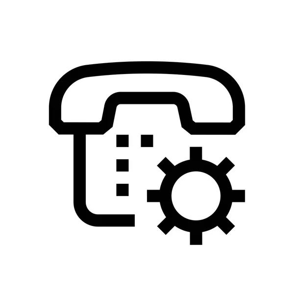 Mini-Telefonleitung, Symbol — Stockvektor