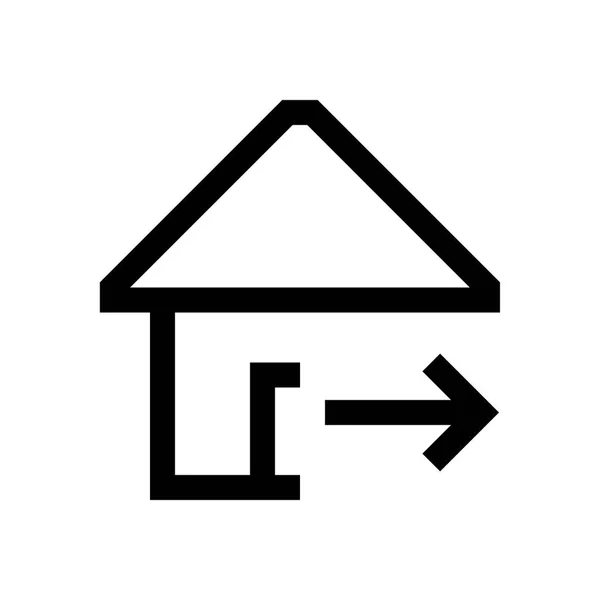 Mini rooilijn, pictogram — Stockvector
