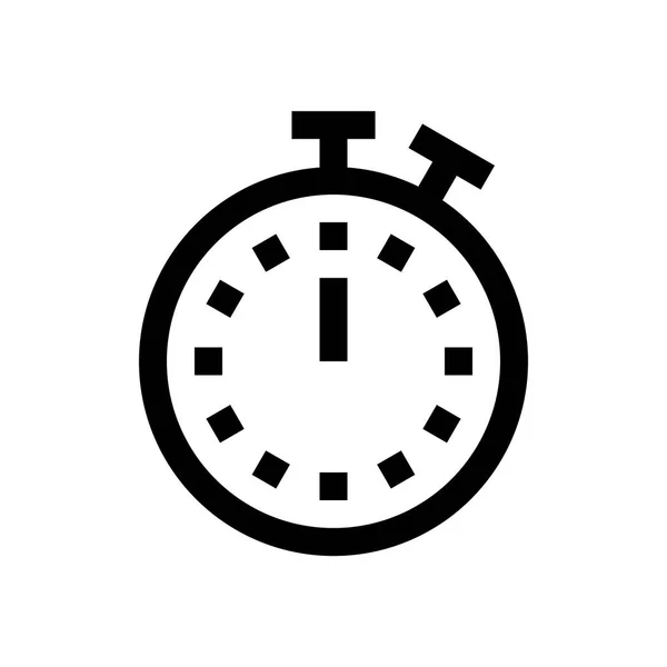 Mini line časovač, ikona — Stockový vektor