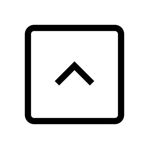 Flecha mini línea, icono — Archivo Imágenes Vectoriales