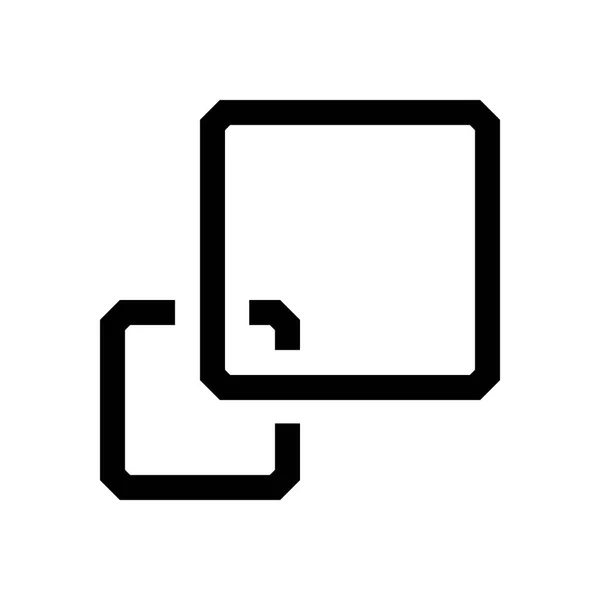 Kopiëren van mini lijn, pictogram — Stockvector