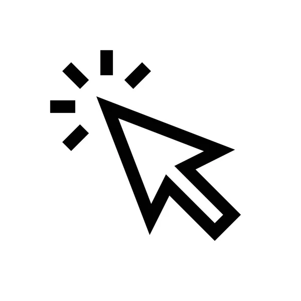 Cursor mini línea, icono — Vector de stock