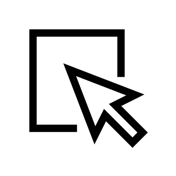 Cursor mini line, pictogram — Stockvector