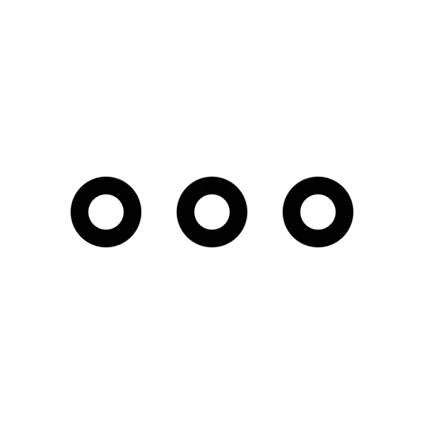 Mini ligne de bouton, icône — Image vectorielle