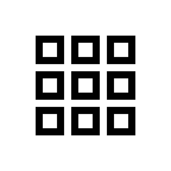 Button mini line, icon — Stock Vector