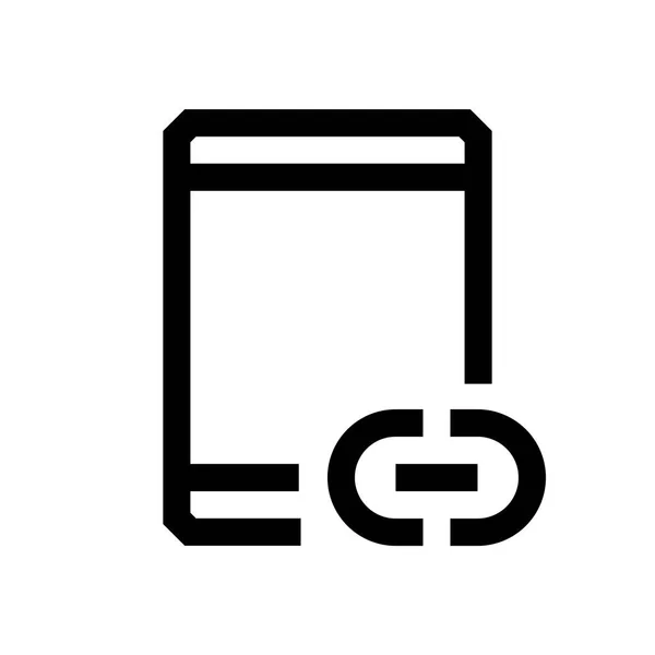 Mini linha Tablet, ícone — Vetor de Stock