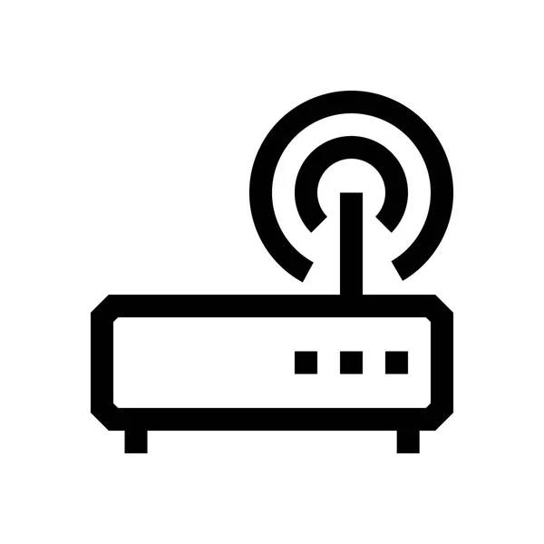 Wireless mini line, icon — Stock Vector