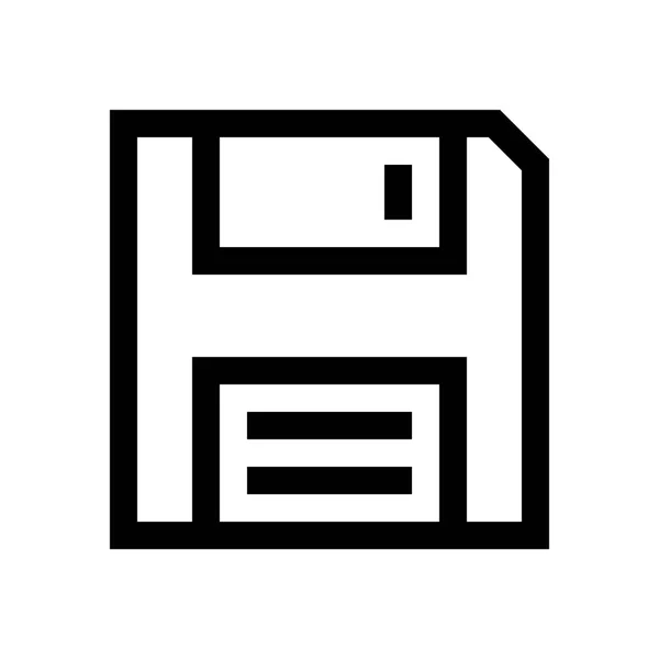 Floppy-Disk mini line, pictogram — Stockvector