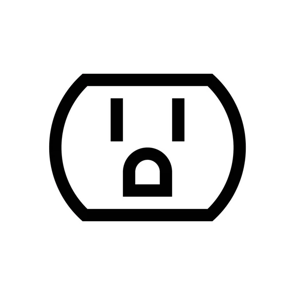 Электрическая мини линия, икона — стоковый вектор
