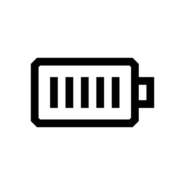 Mini linha de bateria, ícone —  Vetores de Stock
