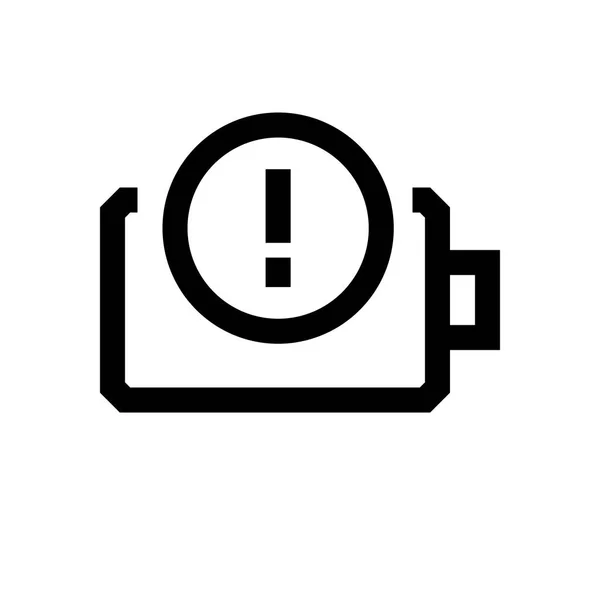 Mini linha de bateria, ícone —  Vetores de Stock