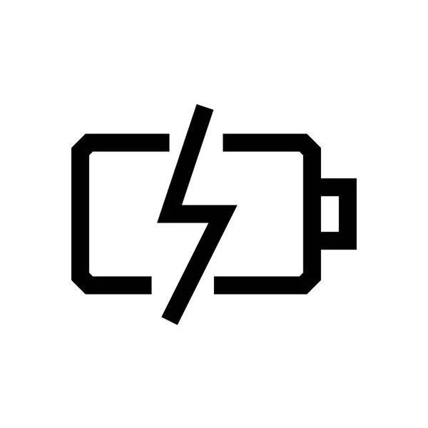 Baterie mini line, ikona — Stockový vektor