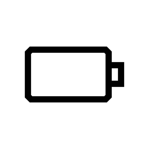 Batería mini línea, icono — Vector de stock