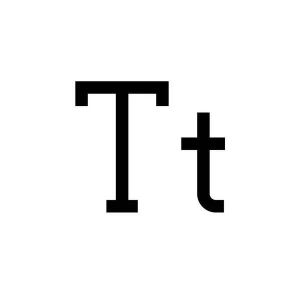 Minizeile im Textformat, Symbol — Stockvektor