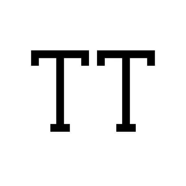 Minizeile im Textformat, Symbol — Stockvektor