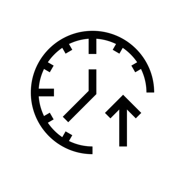 Clock, time mini line, icon — Stock Vector