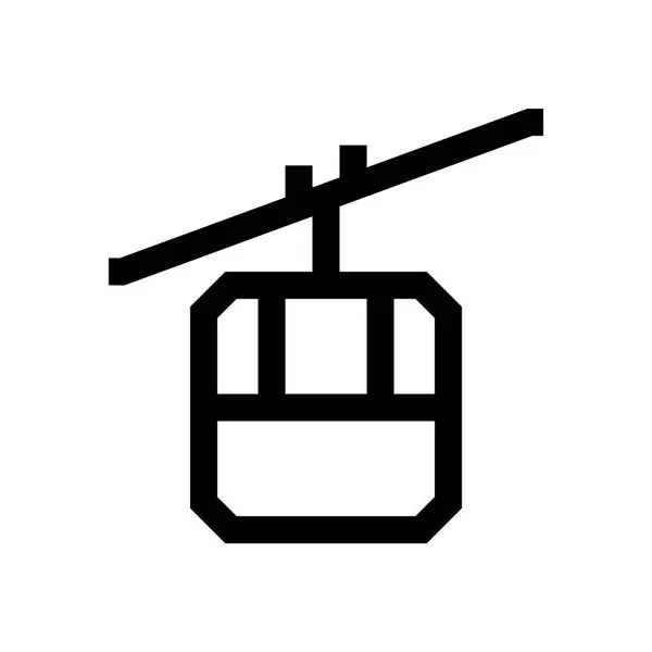 Type de transport mini ligne, icône — Image vectorielle
