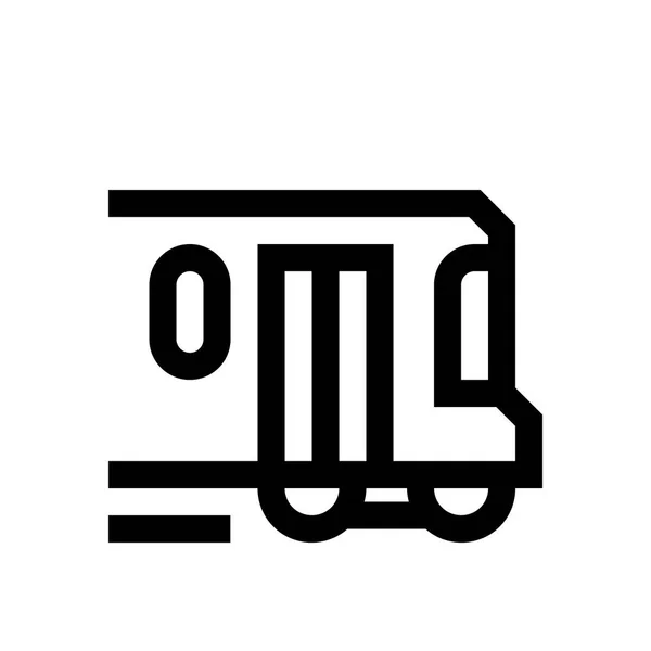 Transport typu mini line, ikona — Wektor stockowy