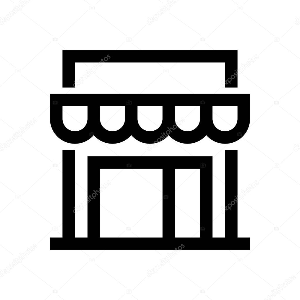 Shop mini line, icon