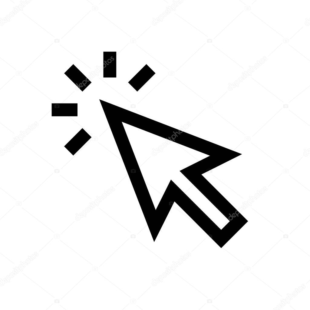 Cursor mini line, icon