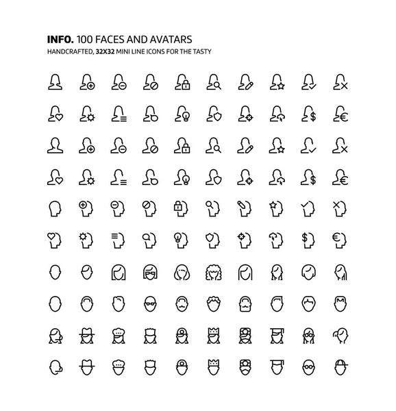 Avatar mini çizgi, illüstrasyonlar, simgeler
