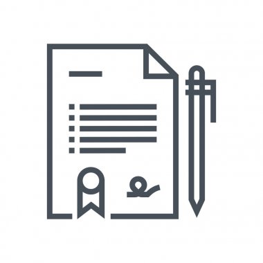 Sigorta kağıt simgesi