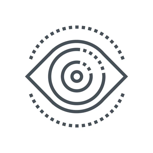 Supervisionar ícone do olho —  Vetores de Stock