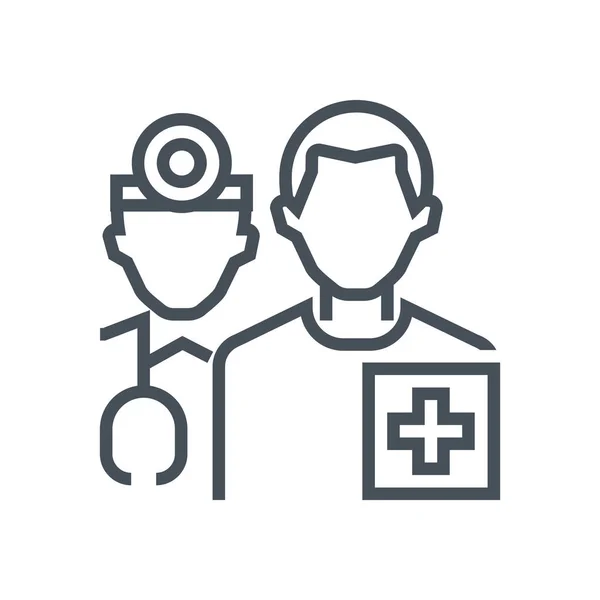 Icono del seguro médico — Vector de stock