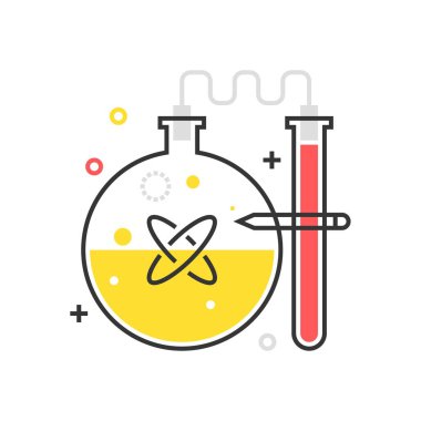Renk kutusunu tüpler simgesi, arka plan ve grafikler