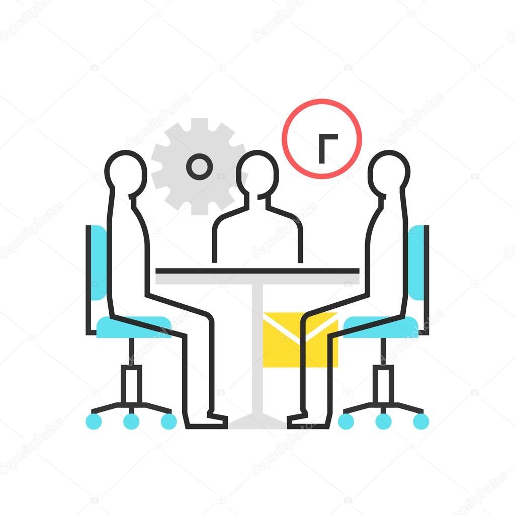 meeting concept  icon